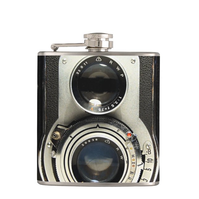 Original vintage camera flask (Front)