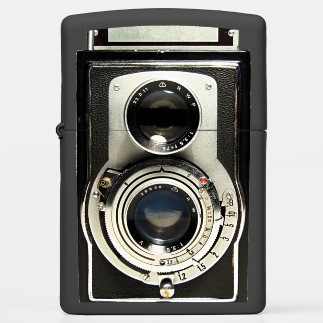 Original vintage camera zippo lighter (Front)