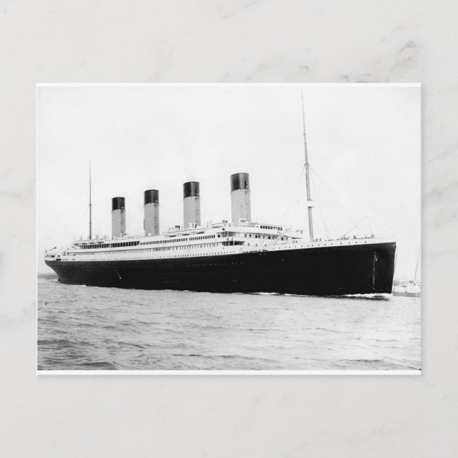 Original vintage photo of Titanic Postcard (Front)