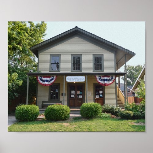 Original Wasco County Courthouse The Dalles OR Poster