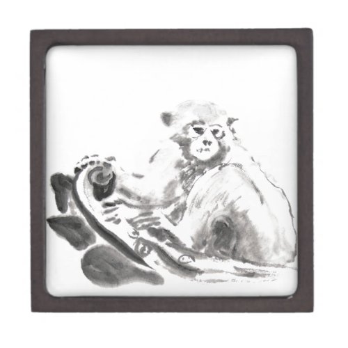 Original Wash Painting Monkey Year Zodiac Gift Box