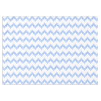 original watercolor blue chevron zigzag tablecloth
