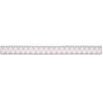 original watercolor pink chevron zigzag elastic hair tie