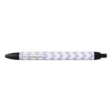 original watercolor purple chevron zigzag black ink pen