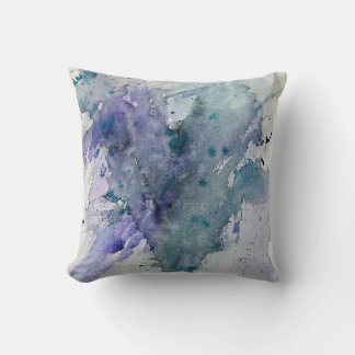 Original Watercolor Throw Pillow