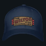 Original Wilton Vise Logo Flexfit Cap<br><div class="desc">This is the original logo of the Wilton Vise Company from 1941,  used on all of their vises and advertisements throughout WWII. Faithfully recreated from a rare,  original vise decal.</div>
