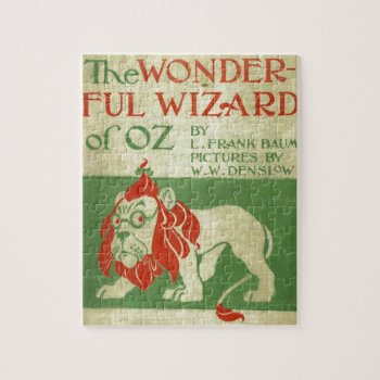 Original Wizard Of Oz Cover Jigsaw Puzzle by spaceycasey at Zazzle