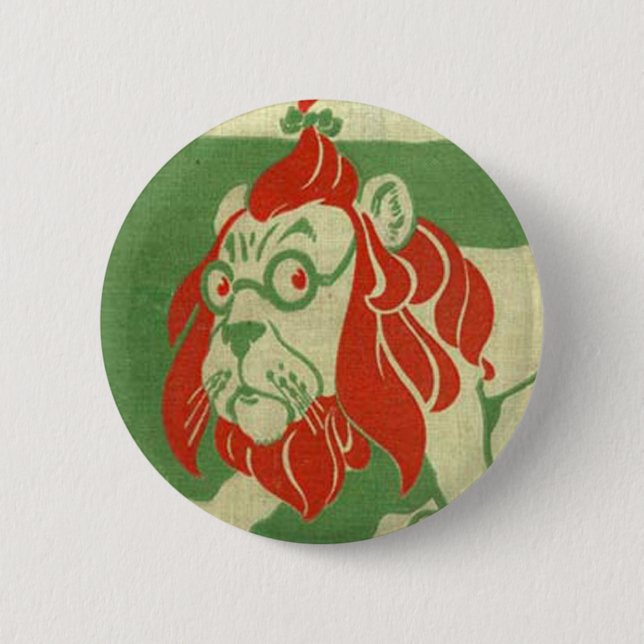 Original wizard of Oz Cover Pinback Button (Front)