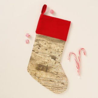 Original Wood Grain Christmas Stocking
