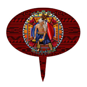 Original Yaqui Nation Deer Dancer Cake Topper