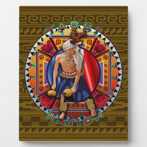 Original Yaqui Nation Deer Dancer Plaque