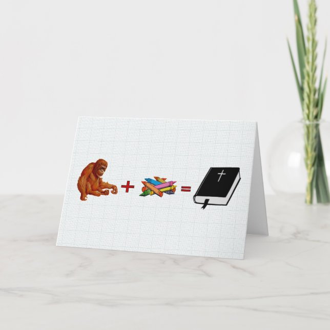 Origins of The Bible Card (Front)