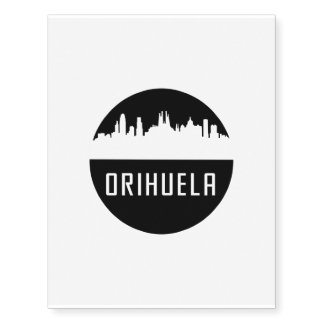 Orihuela | cities of Spain Temporary Tattoos