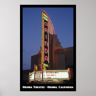 Orinda Theatre 11x17 Poster