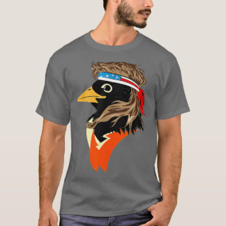 Oriole Bird American Hero Funny Trendy T-Shirt