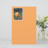 Oriole Painting - Original Bird Art (Standing Front)