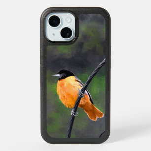 Oriole Painting - Original Bird Art iPhone 15 Case