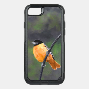 Oriole Painting - Original Bird Art OtterBox Commuter iPhone SE/8/7 Case