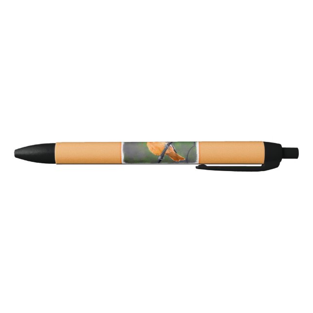 Oriole Painting - Original Bird Art Pen (Bottom)