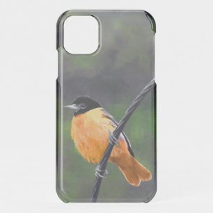 Oriole Painting - Original Bird Art iPhone 11 Case