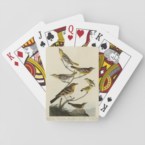 Orioles Thrushes from Audubons Birds of America Playing Cards