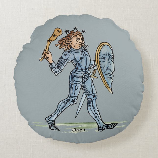 Orion, 1482 round pillow (Front)