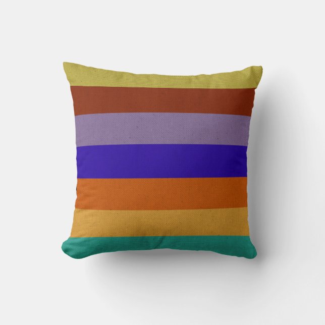 Orion Colors Throw Pillow (Front)