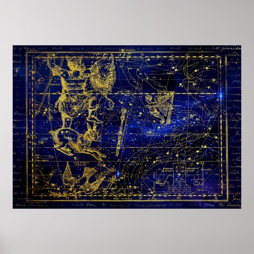 orion constellation poster