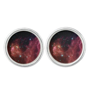 Orion Constellation Silver Plated Cufflinks by KarenAdair2 at Zazzle