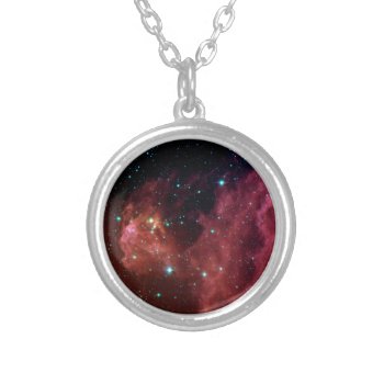 Orion Constellation  Silver Plated Necklace by KarenAdair2 at Zazzle