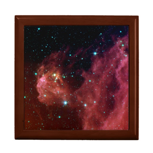 Orion Constellation Tile Gift Box, Golden Oak Box (Front)