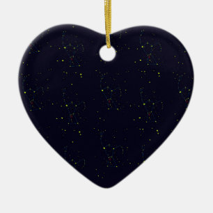Orion constellation wallpaper ceramic ornament