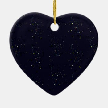 Orion Constellation Wallpaper Ceramic Ornament by Funkyworm at Zazzle