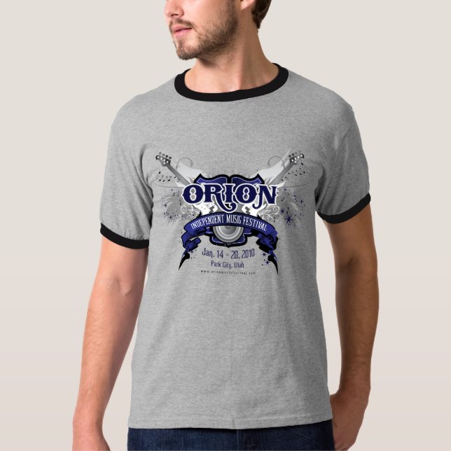 ORION Logo Men's Ringer T-Shirt (Front)
