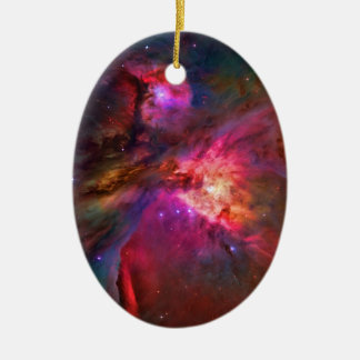 Orion Nebula and Trapezium Stars Ceramic Ornament