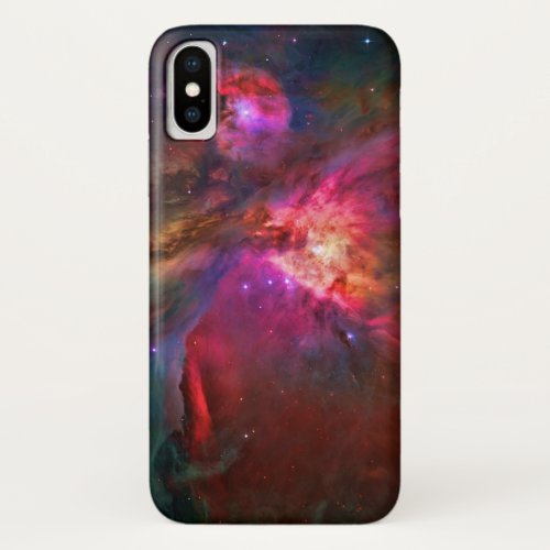 Orion Nebula and Trapezium Stars from Outer Space iPhone X Case