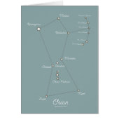 Orion Nebula Astronomical Chart (Front)