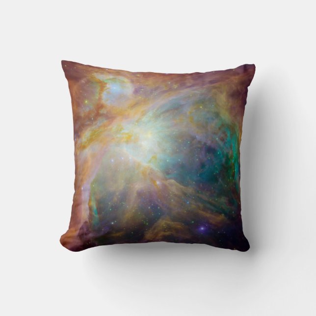 Orion Nebula Astronomy Photo Throw Pillow (Front)
