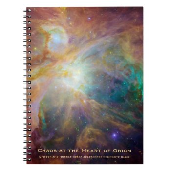 Orion Nebula Chaos Notebook by FalconsEye at Zazzle