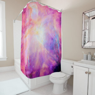 Orion Nebula Colorful Pink Purple Shower Curtain