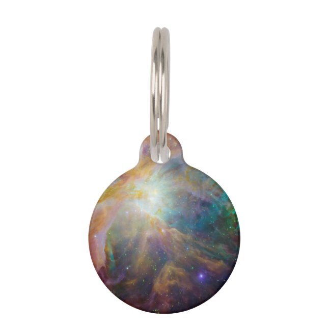 Orion Nebula Composite Pet Name Tag (Front)