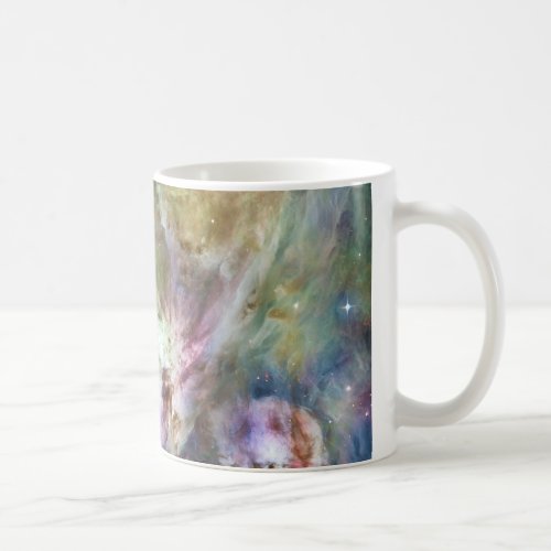 Orion Nebula Composition from Hubble and Spitzer Coffee Mug