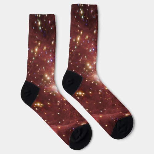 Orion Nebula Cosmic Deep Space Novelty Socks