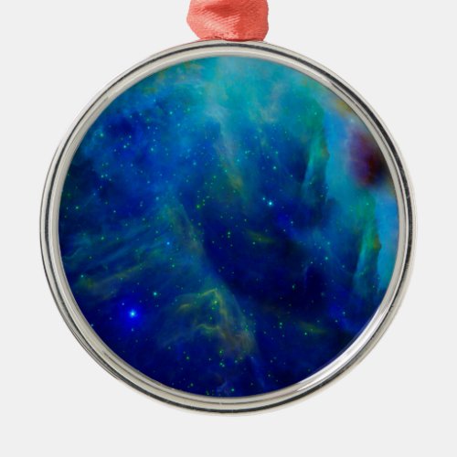 Orion Nebula cosmic galaxy space universe Metal Ornament