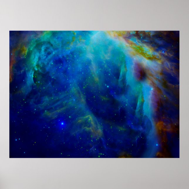 Orion Nebula cosmic galaxy space universe Poster (Front)
