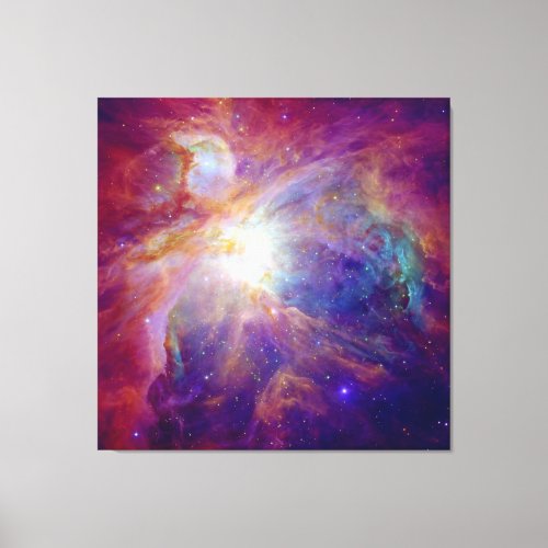 Orion Nebula Fuschia Pink NASA Canvas Print