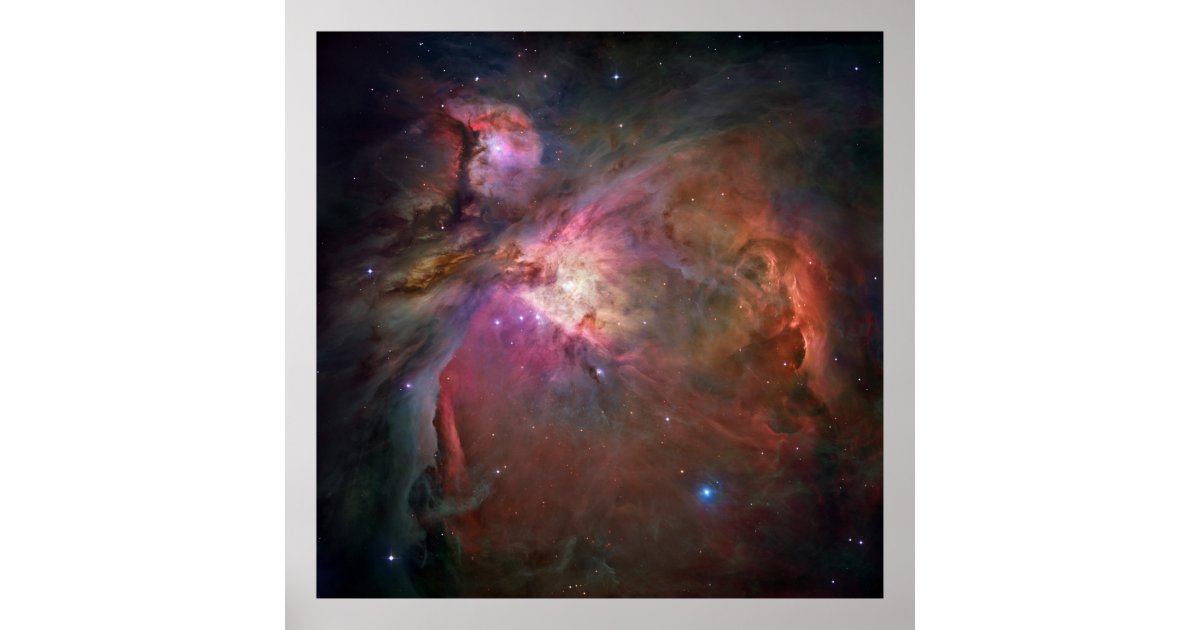 Orion Nebula Galaxy Poster | Zazzle