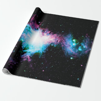 Orion Nebula Happy Unicorn Wrapping Paper