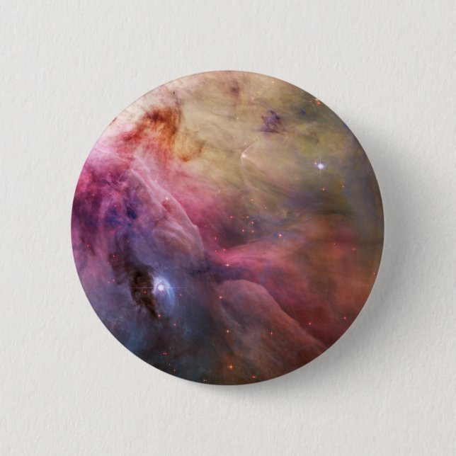 Orion Nebula Hubble Space Button (Front)