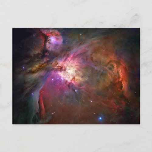 Orion Nebula Hubble Space Postcard